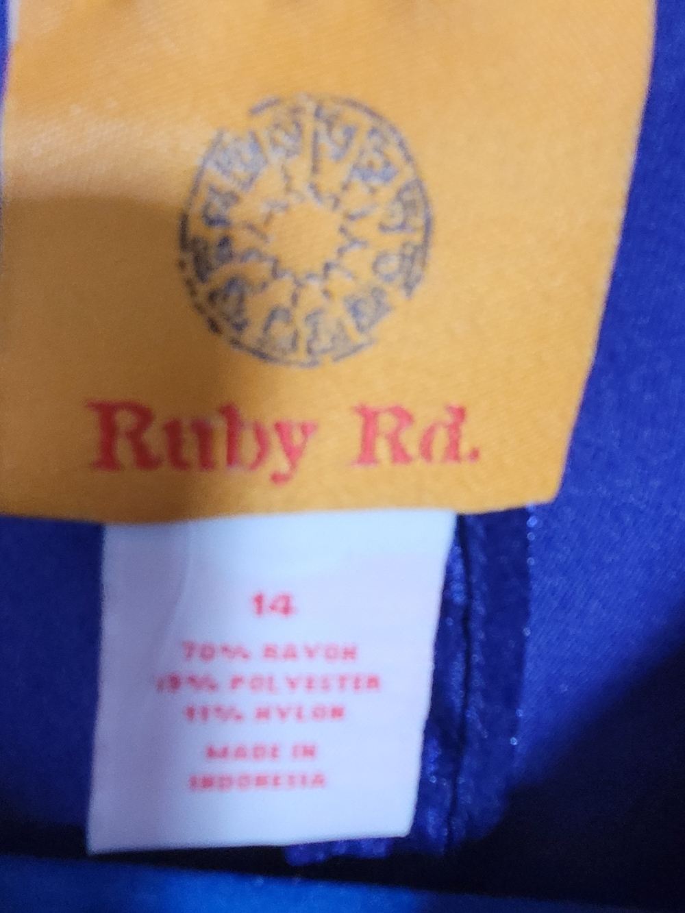 Ruby Rd. Deep Purple Button-Front Blazer - Picture 6 of 6